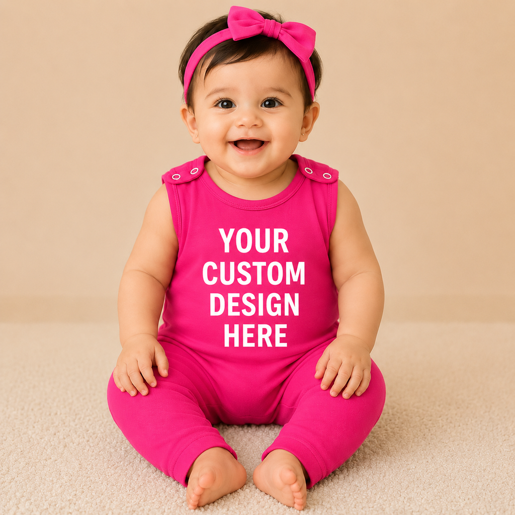 Design Your Own Print Dungaree Romper