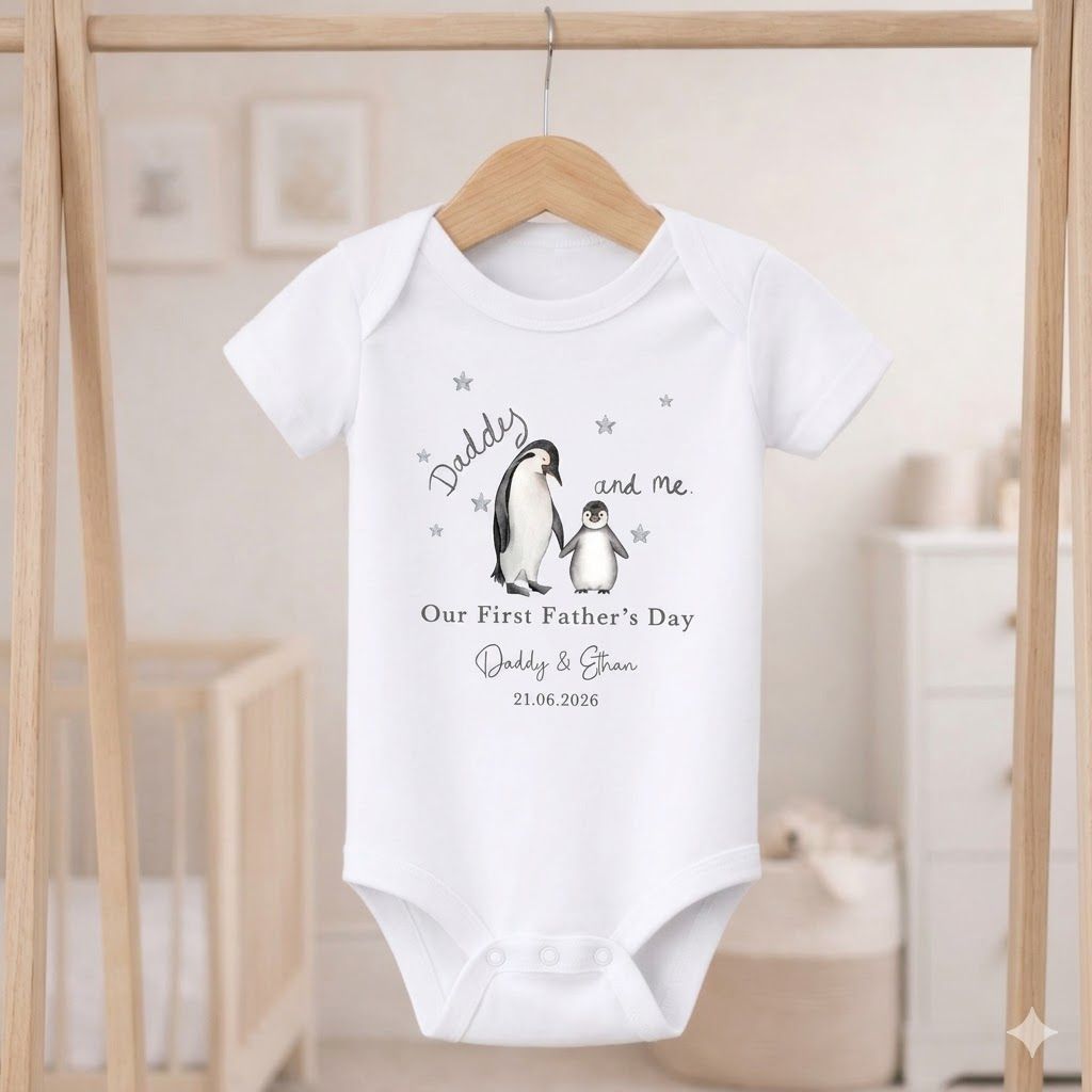Daddy & Me Our First Father’s Day Personalized Romper