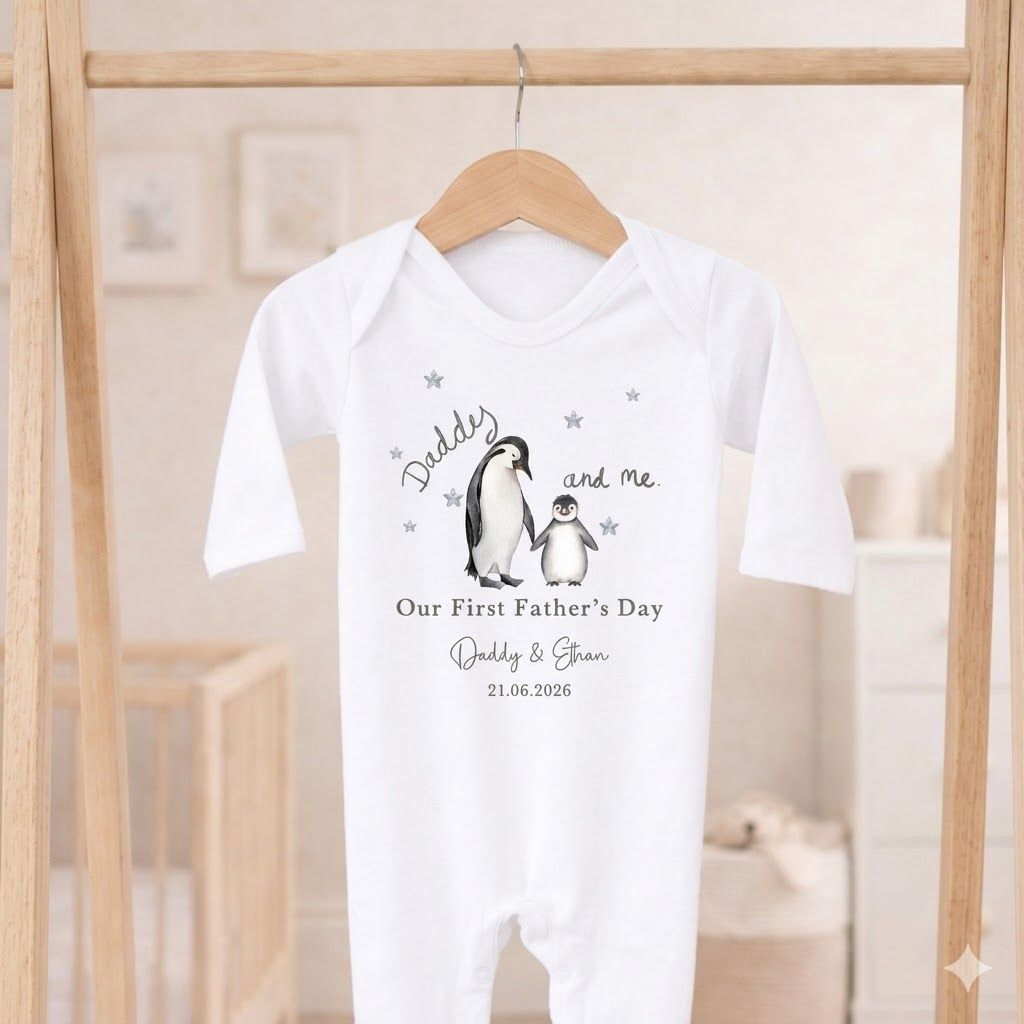Daddy & Me Our First Father’s Day Personalized Romper