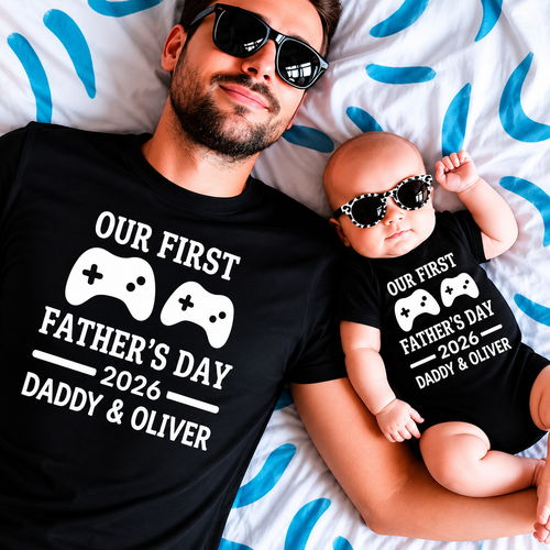 1st Father Day Onesie & Shirt Deal for Baby Daddy