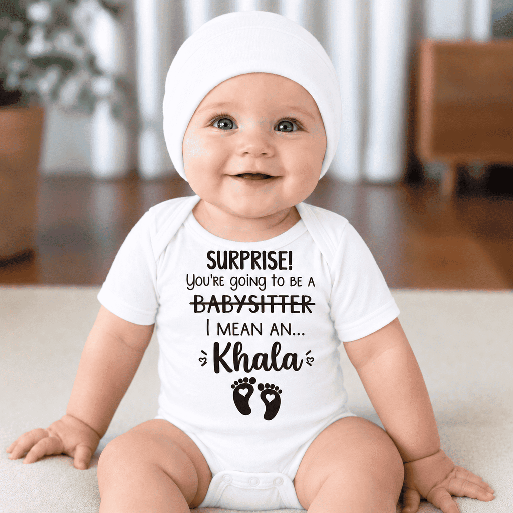 Surprise You’re Going to be a Khala For Boy & Girl Romper