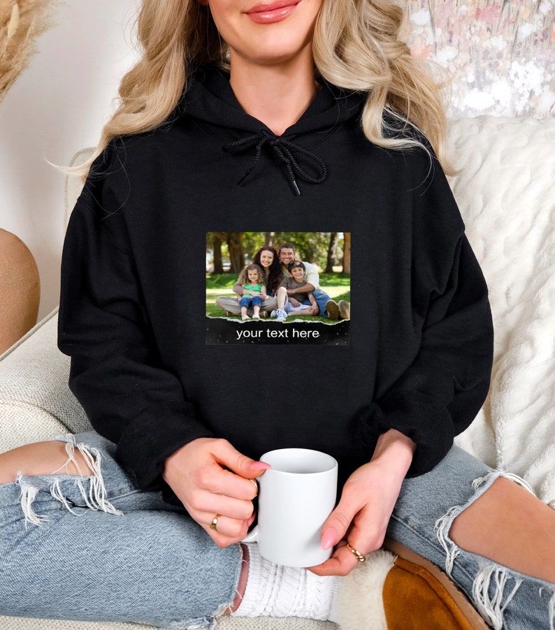 Personalized Family Photo Hoodie