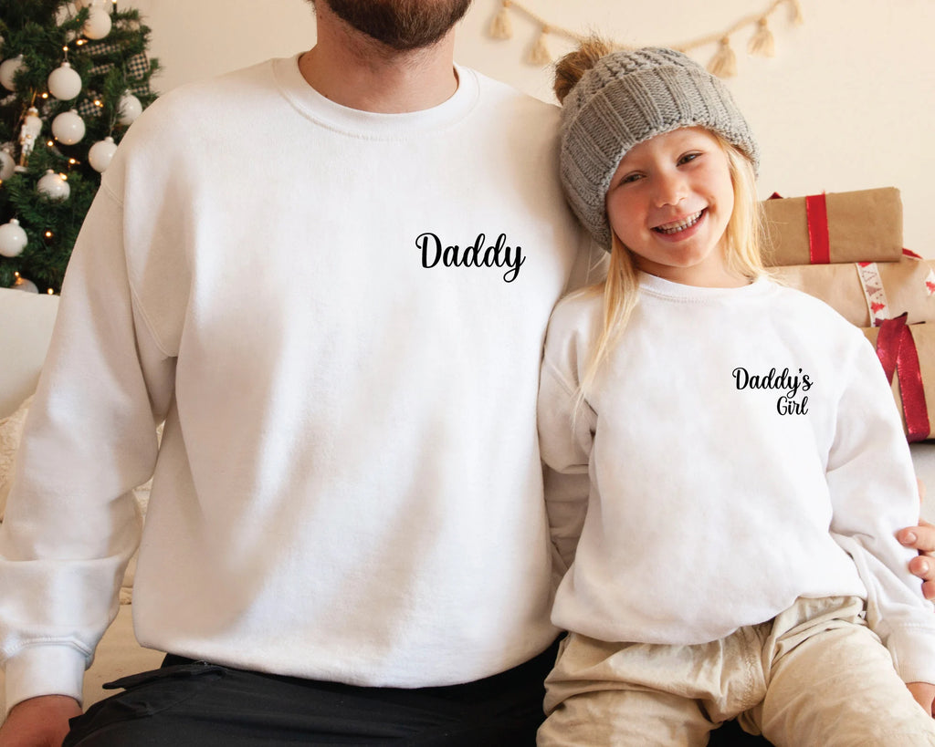 Daddy and Daddy’s Girl Matching Sweatshirt