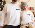 Daddy and Daddy’s Girl Matching Sweatshirt