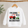 I’m Going to Be a Big Brother Tractor Sweatshirt