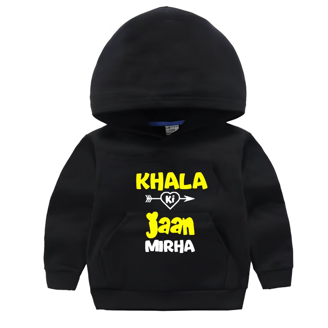 Custom Name khala ki Jan Pullover Hoodie