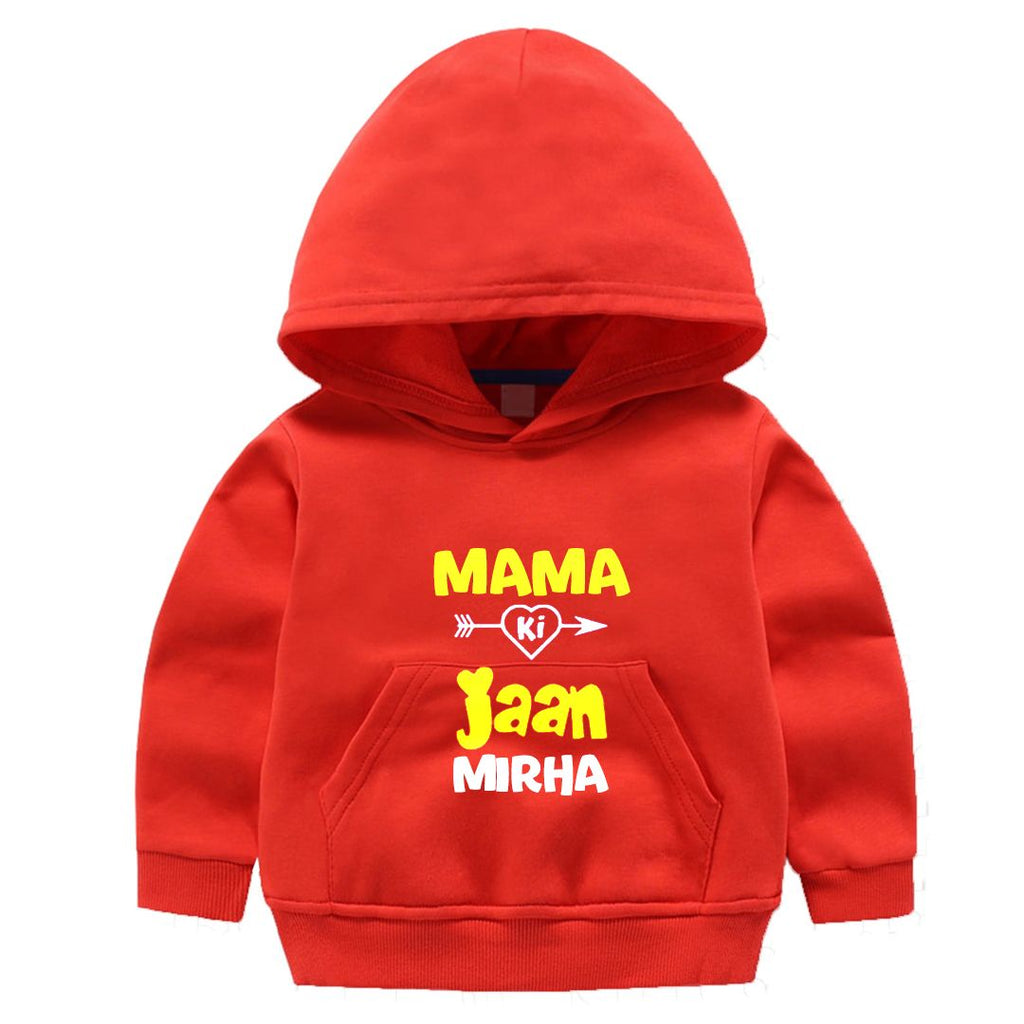 Custom Name Mama ki Jaan Pullover Hoodie