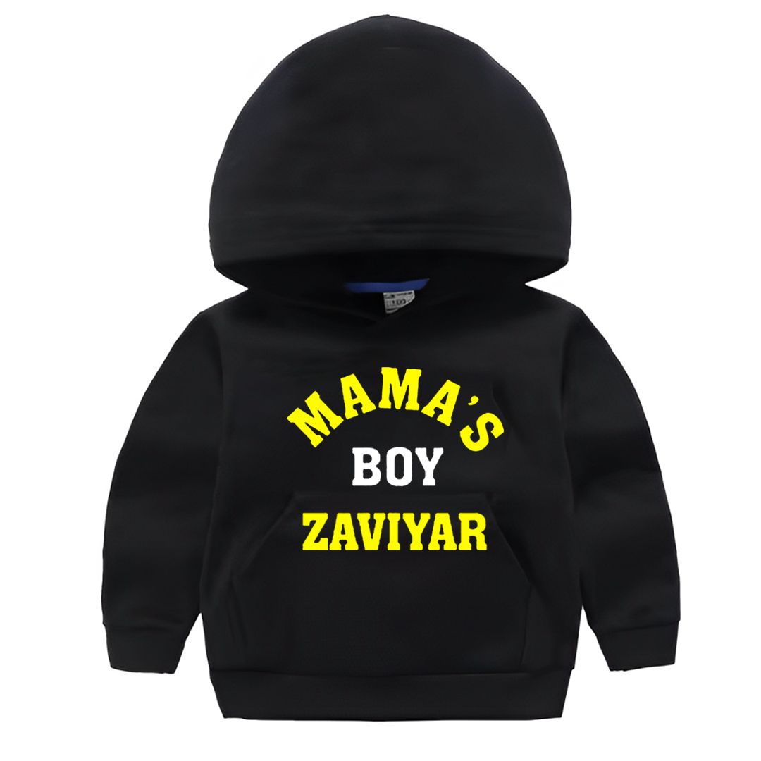 Custom Name Mama’s Boy / Girl Pullover Hoodie