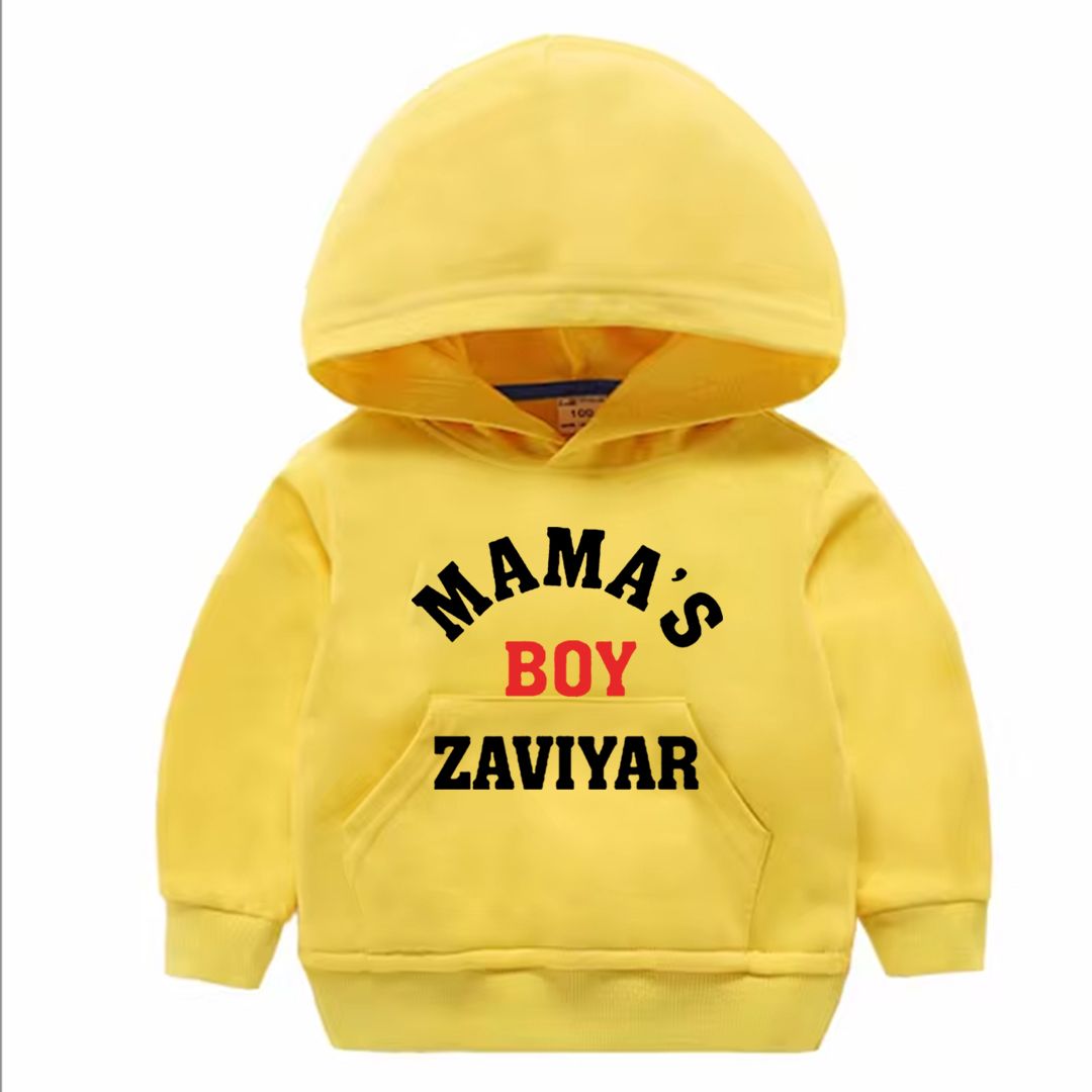 Custom Name Mama’s Boy / Girl Pullover Hoodie