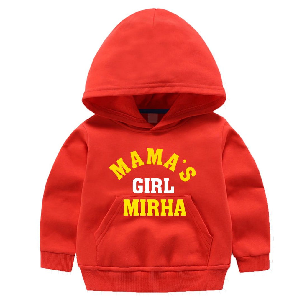 Custom Name Mama’s Boy / Girl Pullover Hoodie