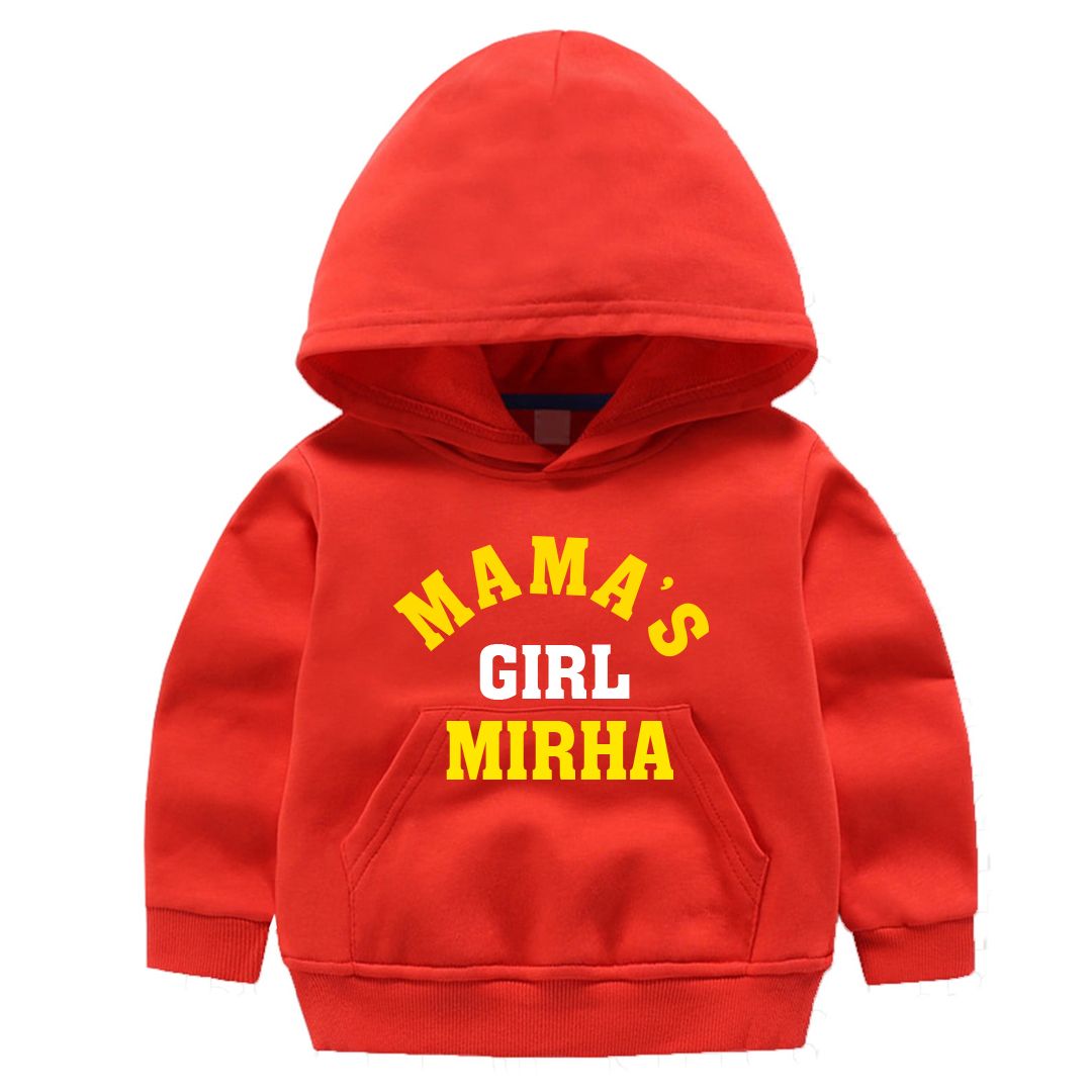 Custom Name Mama’s Boy / Girl Pullover Hoodie