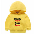 Custom Name Mamo ki Jan Pullover Hoodie