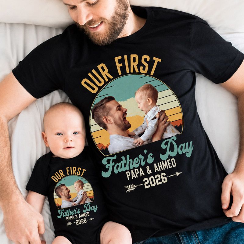 First Father Day T-Shirt and Romper Deal 2026
