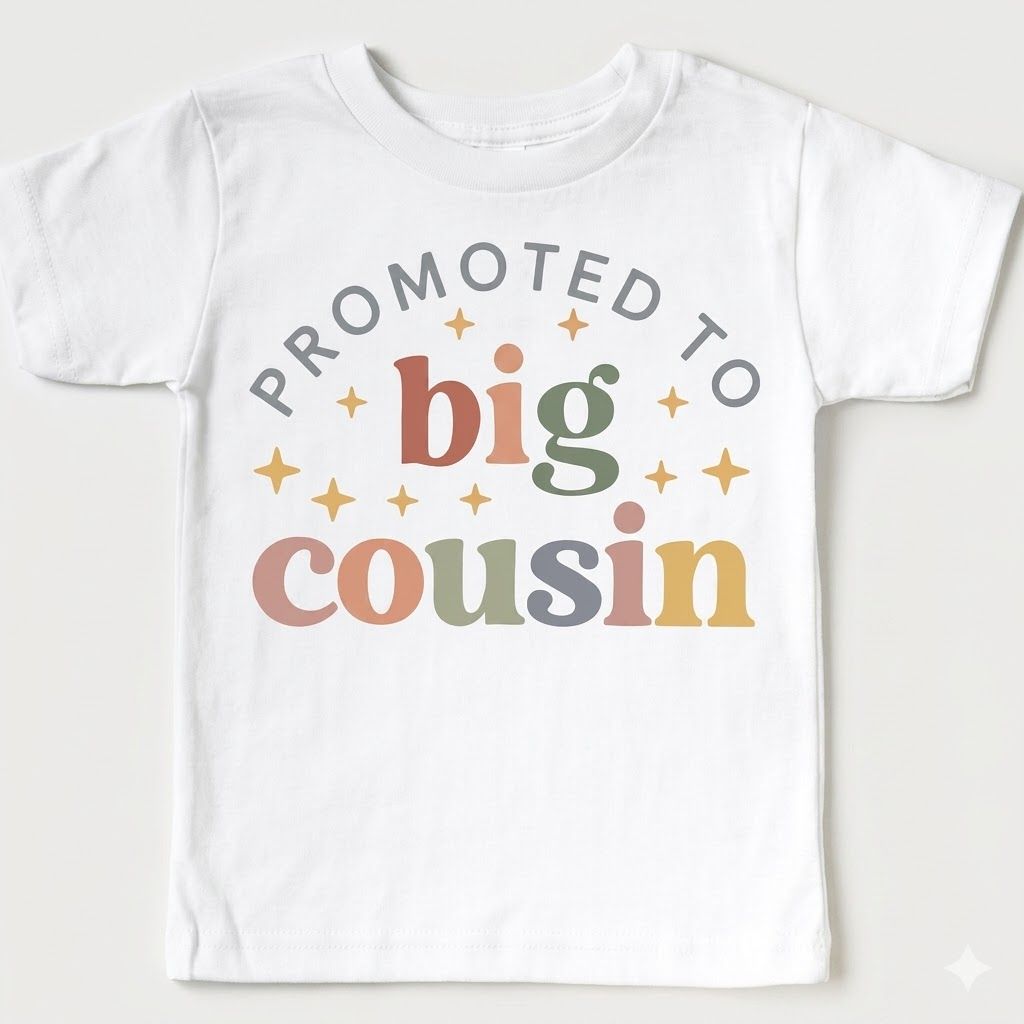 The “Retro Sparkle” Promoted to Big Cousin Kids Tee