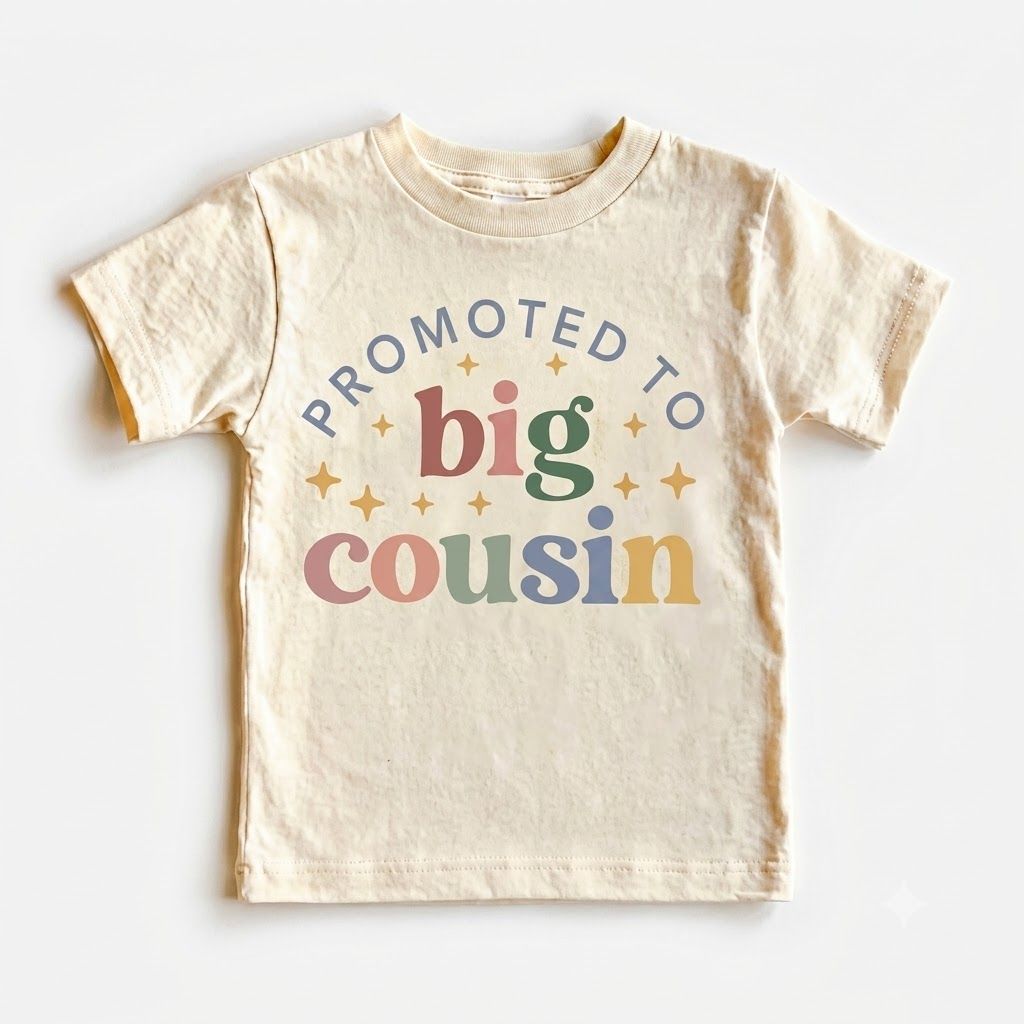 The “Retro Sparkle” Promoted to Big Cousin Kids Tee