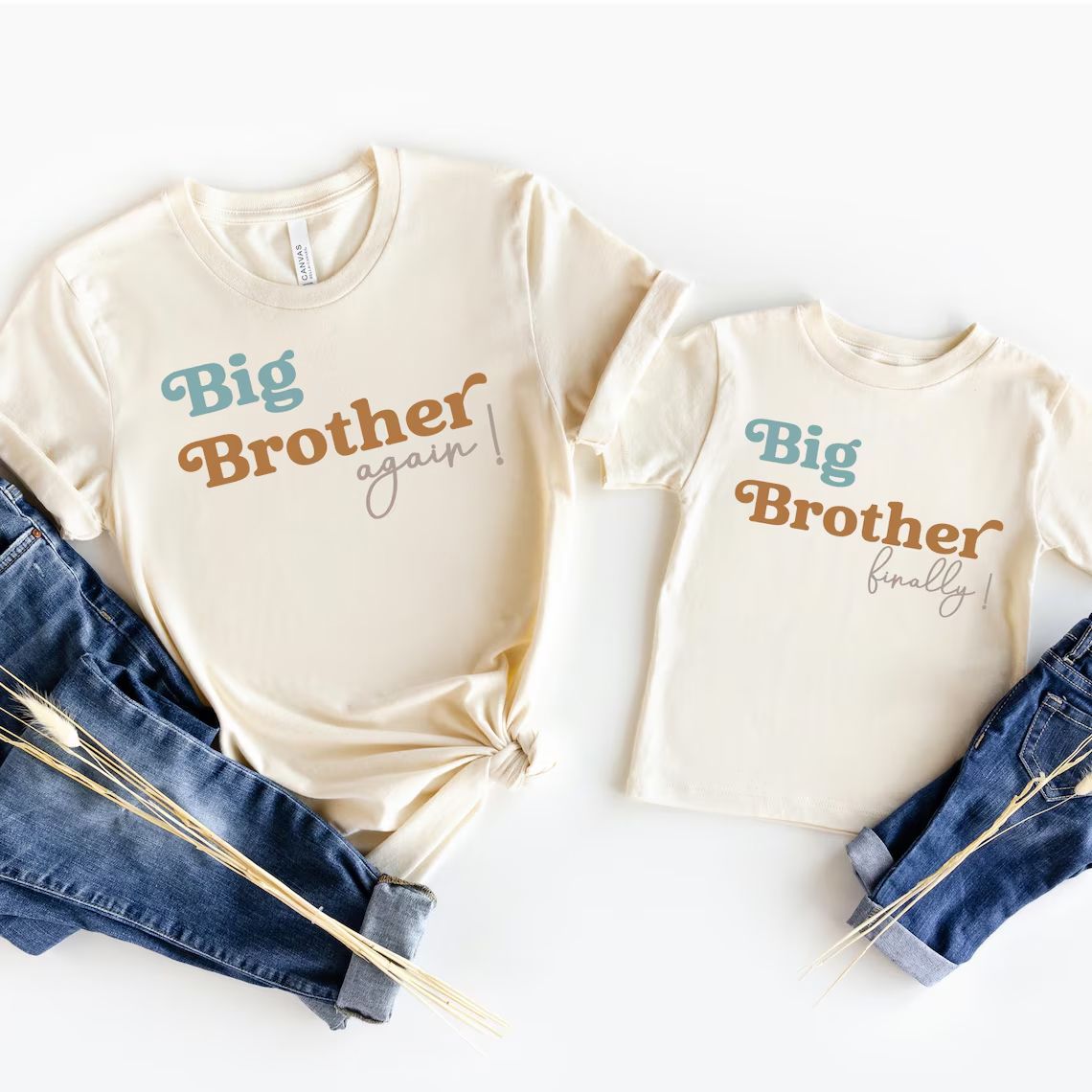 Big Brother Again & Big Brother Finally Matching T-Shirt Set
