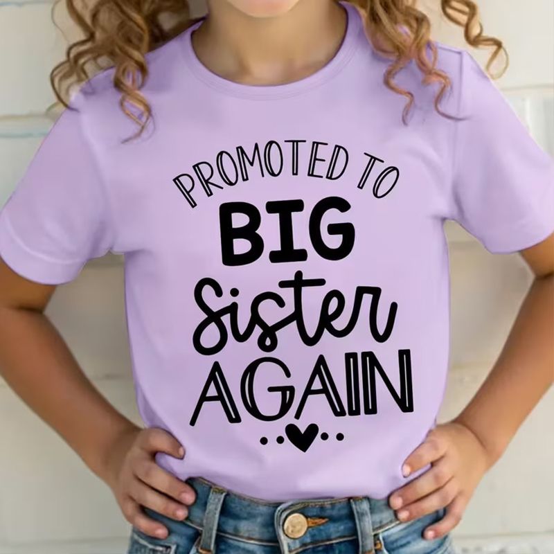 Promoted to Big Sister Again T-Shirt