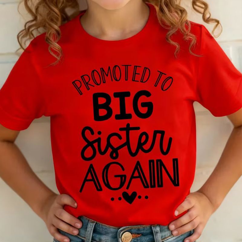 Promoted to Big Sister Again T-Shirt